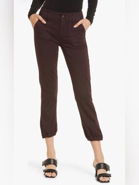 PAIGE Mayslie Jogger Jeans Vintage Black Cherry